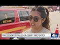 Final farewell for fallen Los Angeles County firefighter