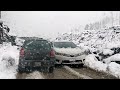 Beautiful Road of kalam in snow fall 2024 | Kalam snowfall today 19 feb 2024