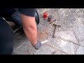 Removing And Replacing A Tire On The Rim With Manual Tools