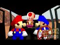 (#smg4marioandtoadradiocollab) SMG4, Mario & Toad listening to Wombadal's Fright (@cheezedibbles)