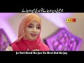 Best Naat Sharif || Bulla Lo Phir Mujhay Ay Shah || Sidra Tul Muntaha Qadria