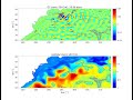 Refraction and trapping of internal tides by the Gulf Stream