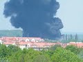 Pożar na Maślicach, Wrocław, Polska (Fire at Maslice, Wroclaw, Poland)