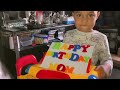 Mini me sings happy birthday for his mama. #love #birthday