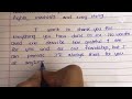 Letter to my friend ||letter on friendship day|| letter to best friend