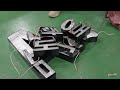 Process of Making 3D LED Sign. Korean Sign Factory