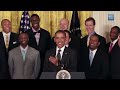 President Obama Honors the Dallas Mavericks