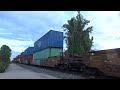 CN Intermodal Train Thru Van Dyne, Wisconsin 7/4/24