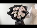 Roses Floral Bouquet Wrapping Tutorials(46) | Flower Bouquet Wrapping Technique & Idea