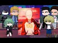 S-Class Heroes React To Saitama // One Punch Man // Gacha Club