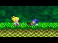 Modern Super Sonic v. Sonic.Exe (Sprite Animation)
