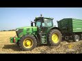 Elakadás John Deere 6930 VS John Deere 6155R Brantner 24073 XXL Búza Aratás 2024