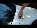 Sun Baked Vinyl Decal Removal, Police Car