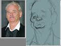 2/6- JoeBluhm paints a Bill Murray cartoon