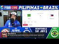 🔴LIVE Gilas Pilipinas vs Brazil Play-by-Play Reaction | FIBA Semi-Finals | Olympic Qualifying Game