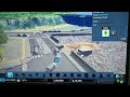 I put Military drum music over Cities: Skylines garbage trucks emptying landfills