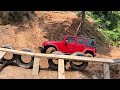 China 4X4 off-road: Jeep Wrangler Sahara drive shaft broken, winch rescue! #offroad #JEEP #Wrangler