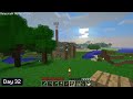 I Spent 100 Days in Old School Minecraft