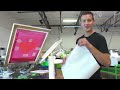 How to Screen Print: Printing Two Color Plastisol Heat Transfer Sheets