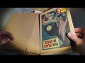 Unboxing 1940's Comics (Physics, Space, Electricity, Light, Futurism) | ASMR