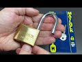 Matlock 3855 Cross Key Padlock Picked