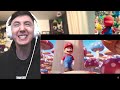 Gamers React To The Super Mario Bros. Movie Trailer Reveal (Compilation)