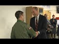 Prince William Reunites With His Flying Instructor on RAF Base Visit