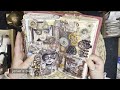 4K, ASMR, Steampunk 스팀펑크다꾸 #Steampunk #scrapbooking #vintagejournal #diary #artjournal