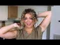 How To Style A Claw Clip with CURLY HAIR!