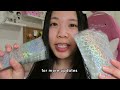 day in the life vlog of a sticker shop owner : unboxing new sticker sheets & coquette bag