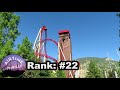 Ranking the Coasters at Lagoon (2019) - Farmington, Utah