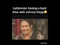 Johnny Depp On David Letterman, Funniest Moments