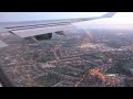 Landing at London Heathrow Airport (Sunrise)