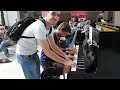 Improvisation at the train station in paris!