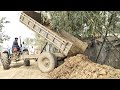 Sonalika Tractor Stuck in mud river side | tractor | tractor video