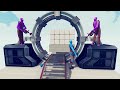 Ballistic strike through a sci-fi portal gateway | TABS - Totally Accurate Battle Simulator