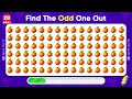 Find the ODD One Out | Emoji Edition | 40 Ultimate Levels