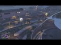 Grand Theft Auto V -- Franklin stunt jump @ downtown airport...