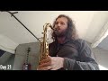 Learning Tenor Saxophone [First 30 Days Progression in 6 minutes] [Thomann Sax]