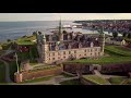 Hamlet's Castle in Helsingør Denmark - 4k Drone footage