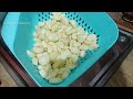 3 Ways to Peel Garlic Fast/ Garlic Peeling Tricks/ How to store Garlic For long time/Eid Recipe