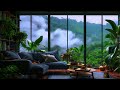 Relaxing Sleep Music with Rain Sounds- Soothing music in a Warm room, relieves stress, improves mood