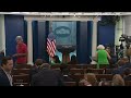 LIVE: White House press briefing