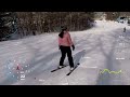 Catherine learning to ski 1