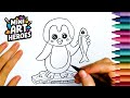 Turtle Drawing and Easy Animal Drawings | Mini Art Heroes