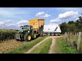 Maisernte Teil 1 / John Deere 7450i-Häcksler, John Deere 6230R und Deutz-Fahr 190 TTV 30.9.23