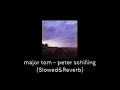 major tom - peter schilling (Slowed&Reverb)