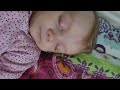 Baby Dawn's first time falling asleep while cuddling with Daddy on Daddy's bed