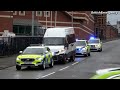 ARMED POLICE Escort Child Murderer with GUNS DRAWN from HMP Strangeways to Liverpool Crown Court!