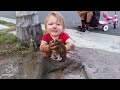 TODDLER FAIL | Plays and falls in mud they know exactly what to do